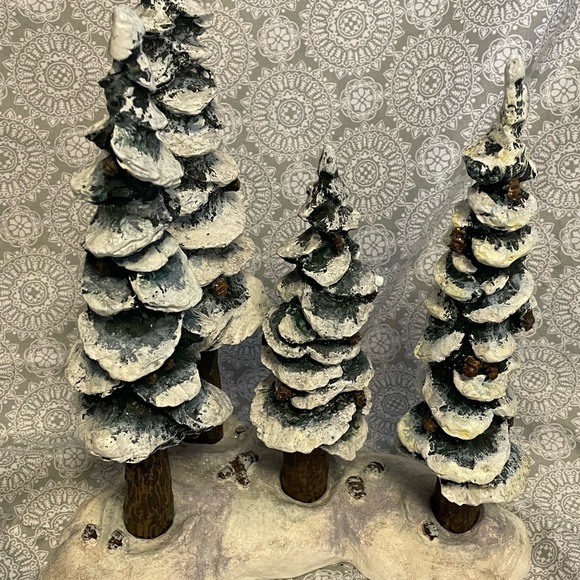 DEPT 56 CHRISTMAS DEPT 56 VINTAGE POLE PINE FOREST - Picture 2 of 10